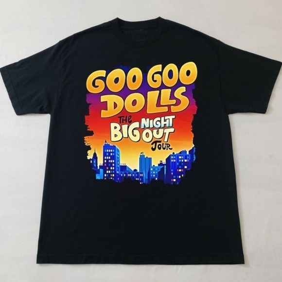 Other - Rare The Goo Goo Dolls Logo Band Gift Family Black Tshirt
